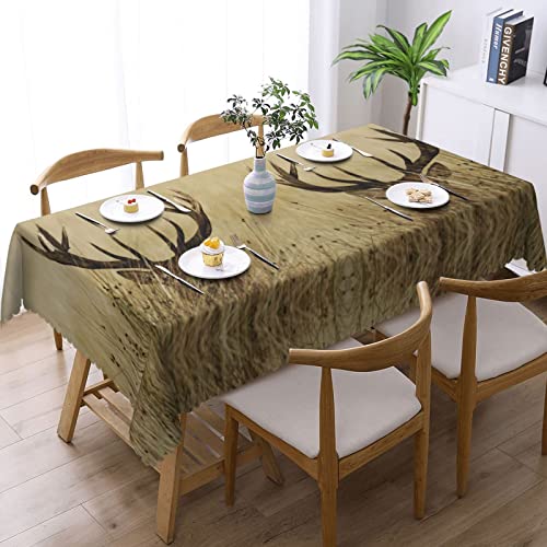 Nappe carrée en dentelle blanche polyester lavable 137x183 pour table - 3