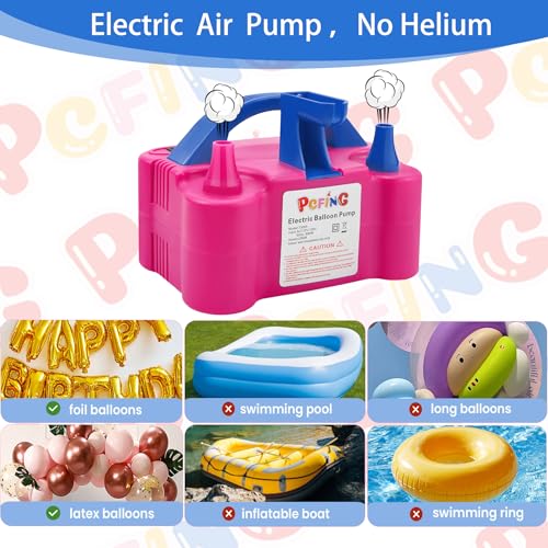 PCFING Electric Balloon Pump Dual Nozzle
