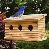 STARSWR Bird Houses for Outside,Outdoor Bird House Room for...