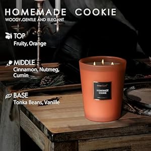 Homelightsscentedcandlescandlesforhomescentedlargejararomatherapycandlesnaturalsoywax130hourslongburningcandlesgifthomemadecookie  Urban Country Home Decor Homelights scented candles candles for home scented large jar aromatherapy candles natural soy wax 130 hours long burning candles gift homemade cookie  urban country home decor