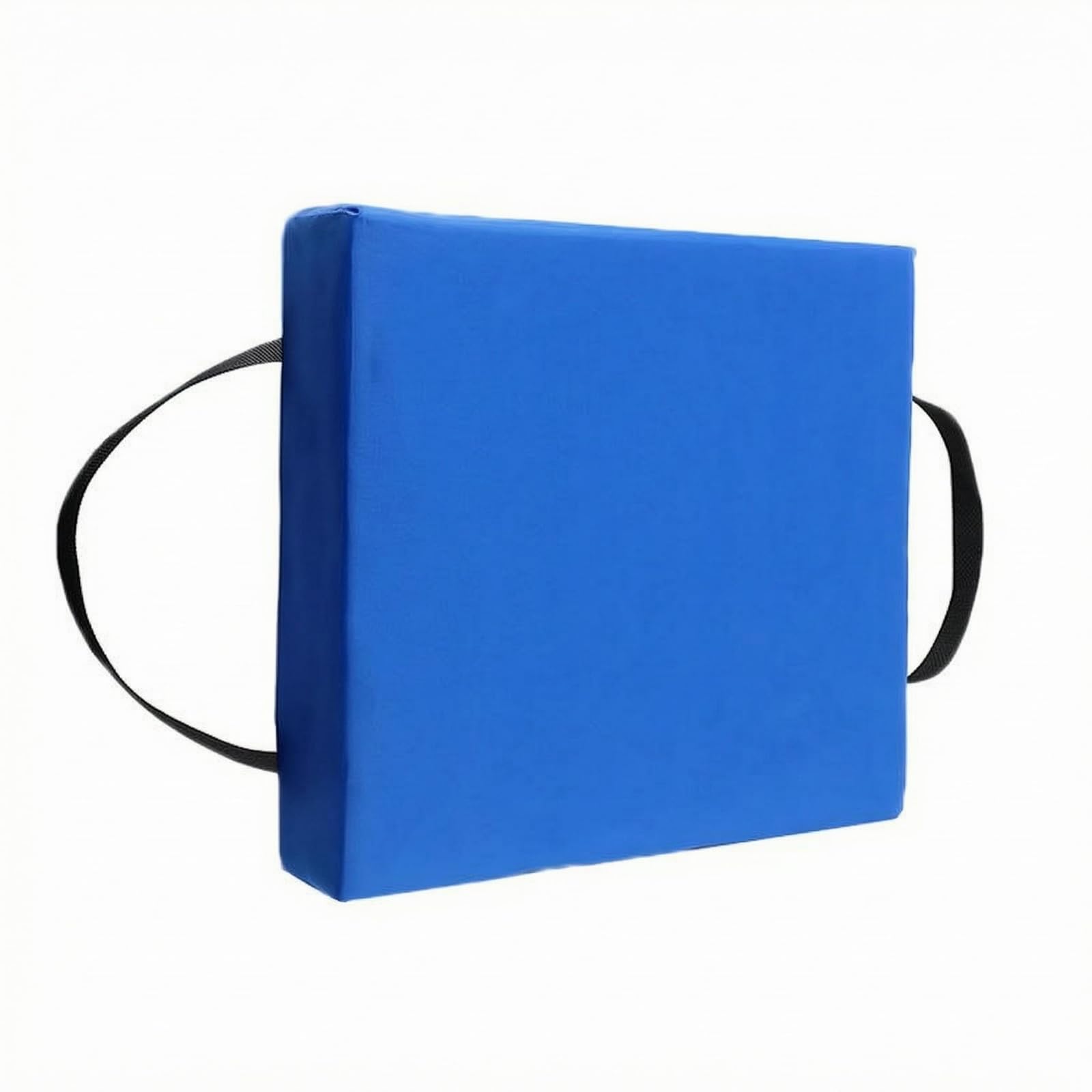 Even Surface Rectangular Buoyant Cushion Beveled Edges EVA Cushion Carrying Straps Water Pad Blue for Boat, Beach, Blue-image-26