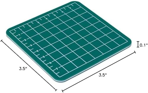 Miniatura 7 de Huron Alfombrilla de corte autorreparable de precisión para pasatiempos, costura, álbumes de recortes y manualidades, 9 x 12 pulgadas (A4)