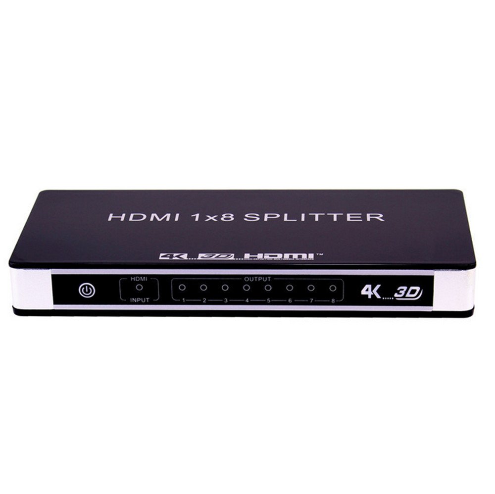 Rozdzielacz HDMI, 4K, 2K, 3D, 1 x 8, 1 x wejście, 8 x wyjście
