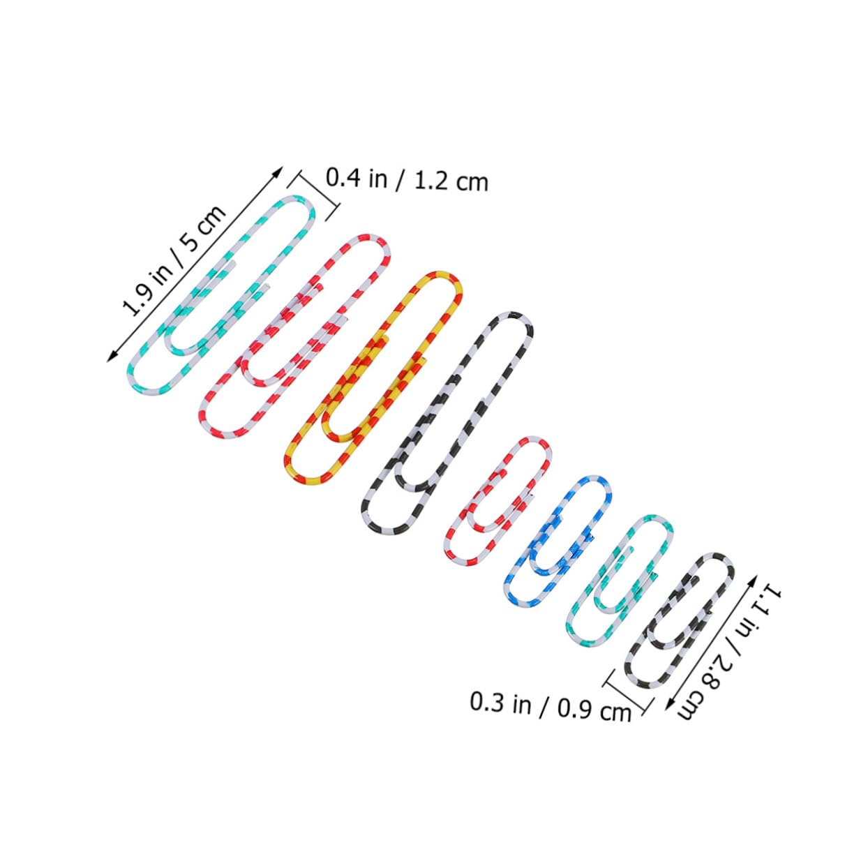3 Set Graffetta Per Fogli Taccuino Clip Morsetti Piccolo Fermagli Per Graffette Carta Graffette Grandi Graffette Ideali Forniture Per Ufficio Metallo Colorful 450 Pezzi*3