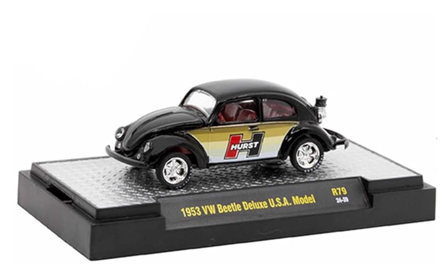 Collectibles M2 Machines Detroit Muscle 1/64 Scale Diecast 32600-79 1953 V-Dub Classic Beetle Deluxe USA Model R79 24-39