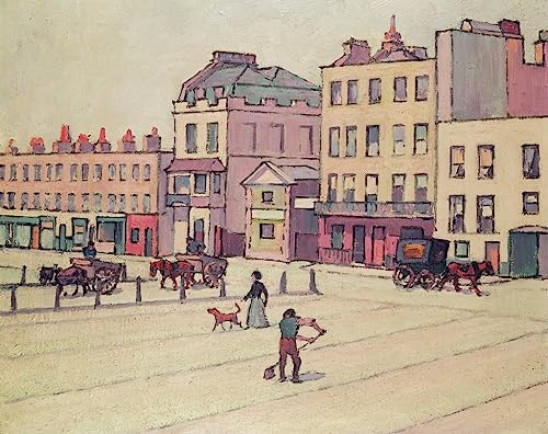 Impression d'affiches Marché de Cumberland Robert Polhill Bevan déco toile 60x90cm