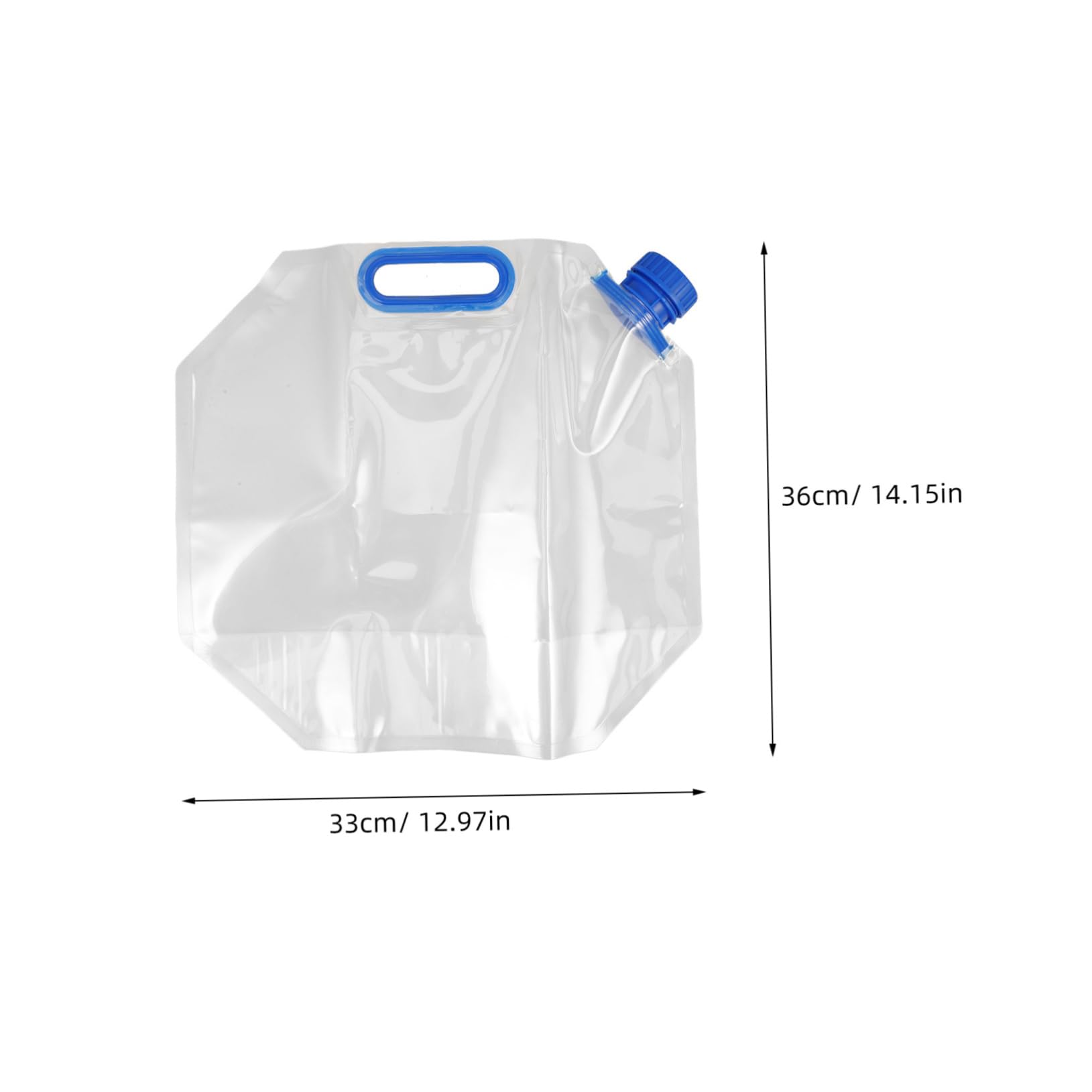 VICASKY 2pcs Collapsible Water Storage Tanks Outdoor Folding Water Containers for Camping Hiking Portable Space Saving Design with Sturdy Construction for Outdoor Activities