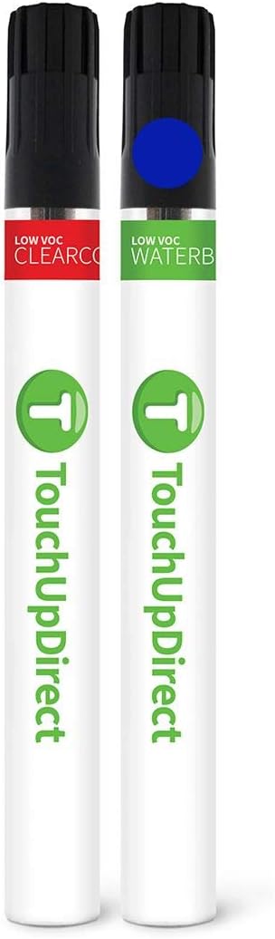 TouchUpDirect J4 Deep Impact Blue Compatible with Ford Exact Match Touch Up Paint Brush - Essential Kit