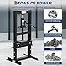 6 Ton H Frame Hydraulic Shop Press,Floor Press with Adjustable Height Stamping Plates,Built in Relief Valve for Bending Straightening Bearings u Joints Car Repair Professional Use 18.9