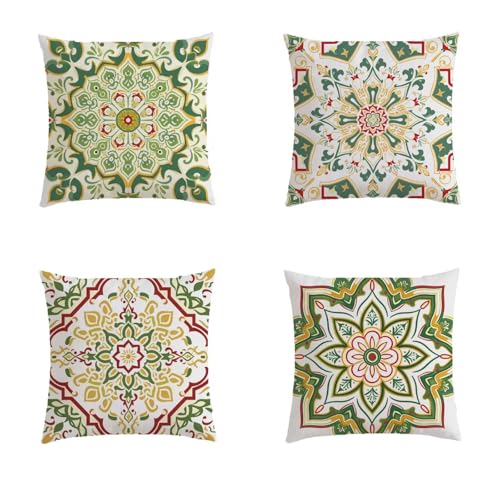 Housse de coussin 50x50cm lavable avec fermeture éclair invisible