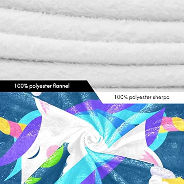 Eenhoorn buste omringd door bloemen maan sterren draagbare deken hoodie, oversized capuchon deken sweatshirt, Meerkleurig, One Size