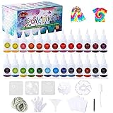 tulpen stoff baumwolle 👕【Sicher und ungiftiges Material】- Hochwertiger Farbstoffe ist sicher und ungiftig, säurefrei, langlebig, besonders geeignet für Kinder und Studenten. Die Maschinenwäsche ist unbedenklich, die Farben bleiben durch wiederholtes Waschen leuchtend und kräftig.