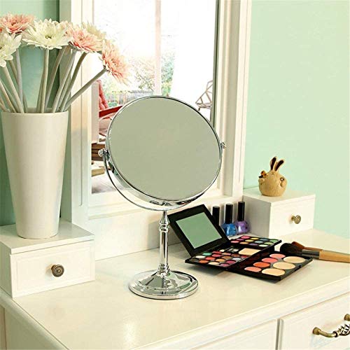 Espejo para maquillaje de mesa redondo 8 pulgadas doble faz miniatura 4