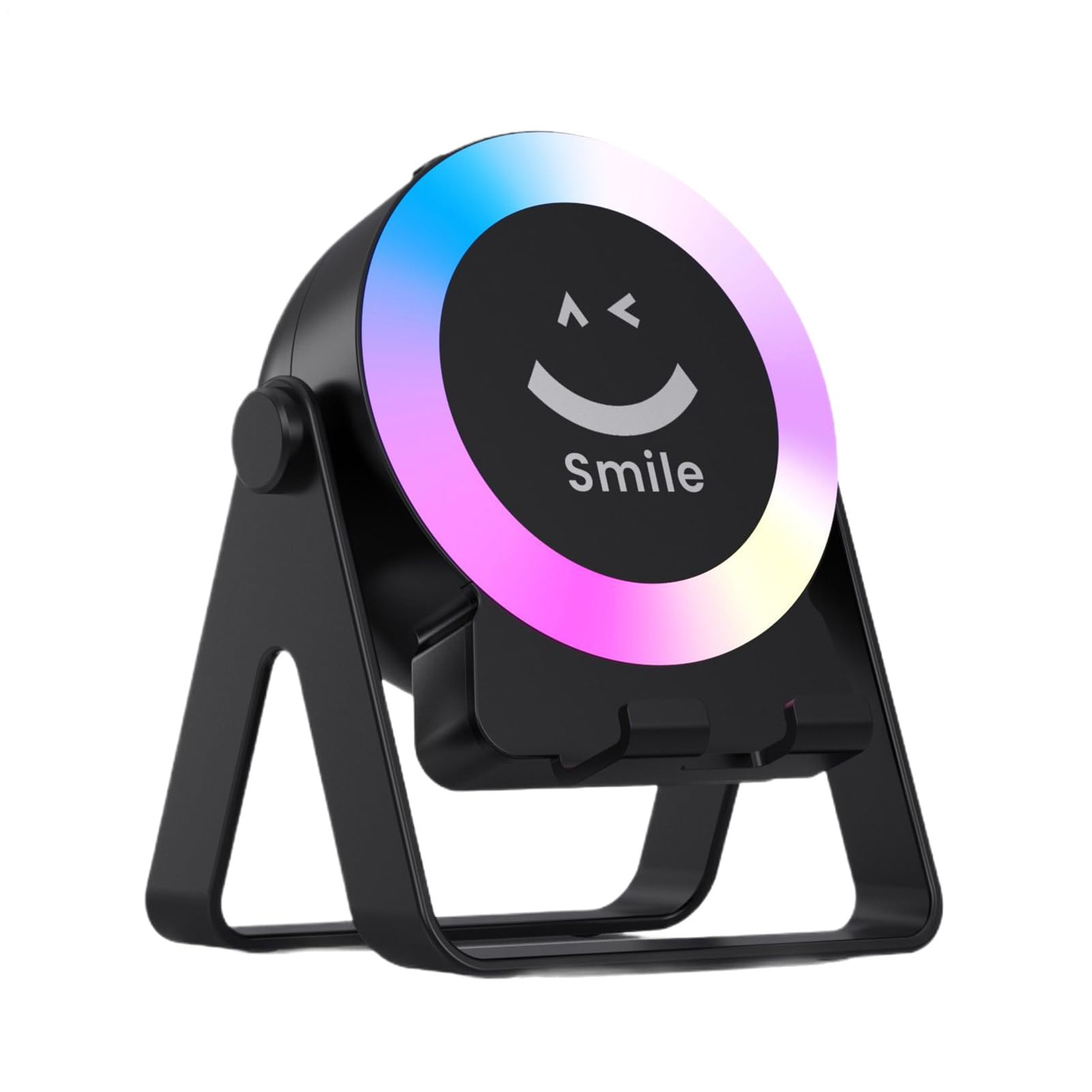 Altavoz De Inducción Para Móviles | Amplificador de Audio Inalámbrico 4 en 1 con RGB | Altavoz Portátil, Dispositivo Musical Inalámbrico, Diseño Moderno, Hogar, Oficina, Viaje