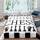 Taille :Ensemble de housse de couette 140x200 cm avec une taie d'oreiller 1 x 65x65 cm Choix parfait de cadeau pour vos amis et votre famille.