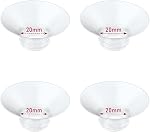 Inserts à brides 13/15/17/19/21mm*2 10PCS,24mm Boucliers / brides de pompe à sein compatibles avec Momcozy S9/S9pro/S10/S12/S12pro/Spectra/Medela/Willow/TSRETE,Réduire 24mm Tunnel jusqu'à la taille correcte