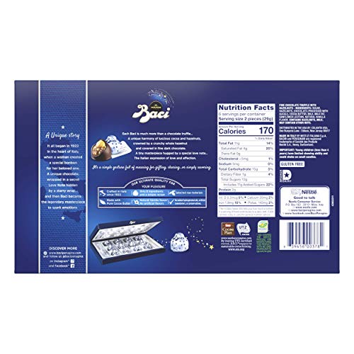 Baci Perugina Classic Dark Chocolate12 Piece Box, 6.03 Ounce #TOP1