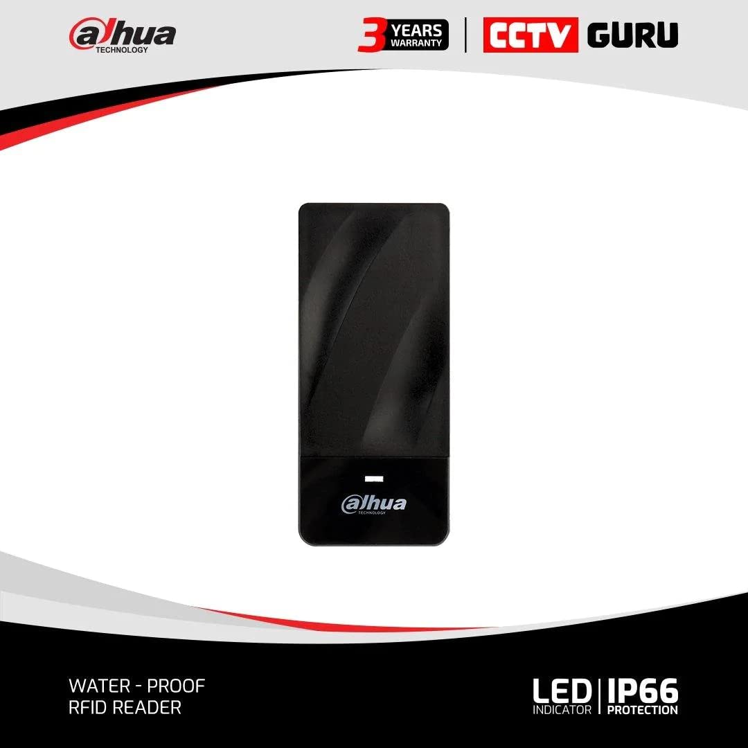 DAHUA ASR1200E LECTOR PROXIMIDAD MIFARE RS485 WIEGAND IP66 WATER-PROOF
