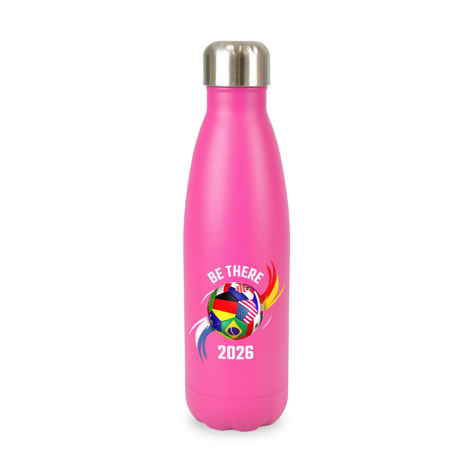 Be there football, footy soccer trending lions trendy iconic 2026 fun sport sports, iconic trendy cool screw top lid stainless steel water bottle drinks cup water bottle refill cute fun explore travel