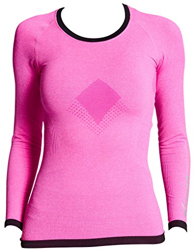 Haut de compression femme à manches longues Supacore Training pour vêtement de sport