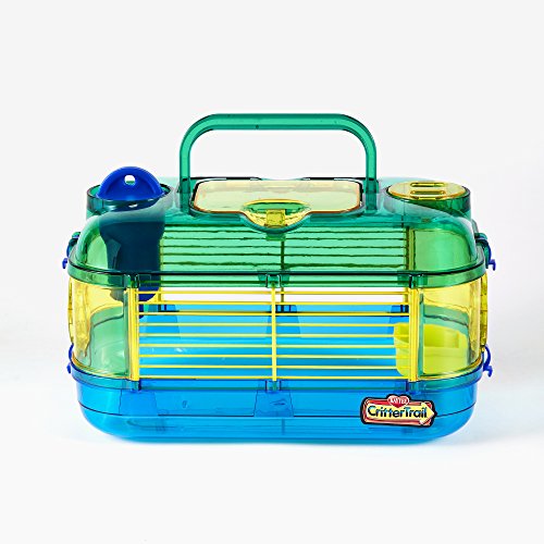 Kaytee CritterTrail Carry & Go Travel Habitat,Blue,Small