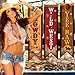 Chiisong 3 Western Party Decorations Cowboy Banners Wild West Hanging Decor Howdy Yes Haw Porch Sign Backdrops for Indoor Outdoor Cowboy Birthday Photo Props Wedding Party Supplies (Western)