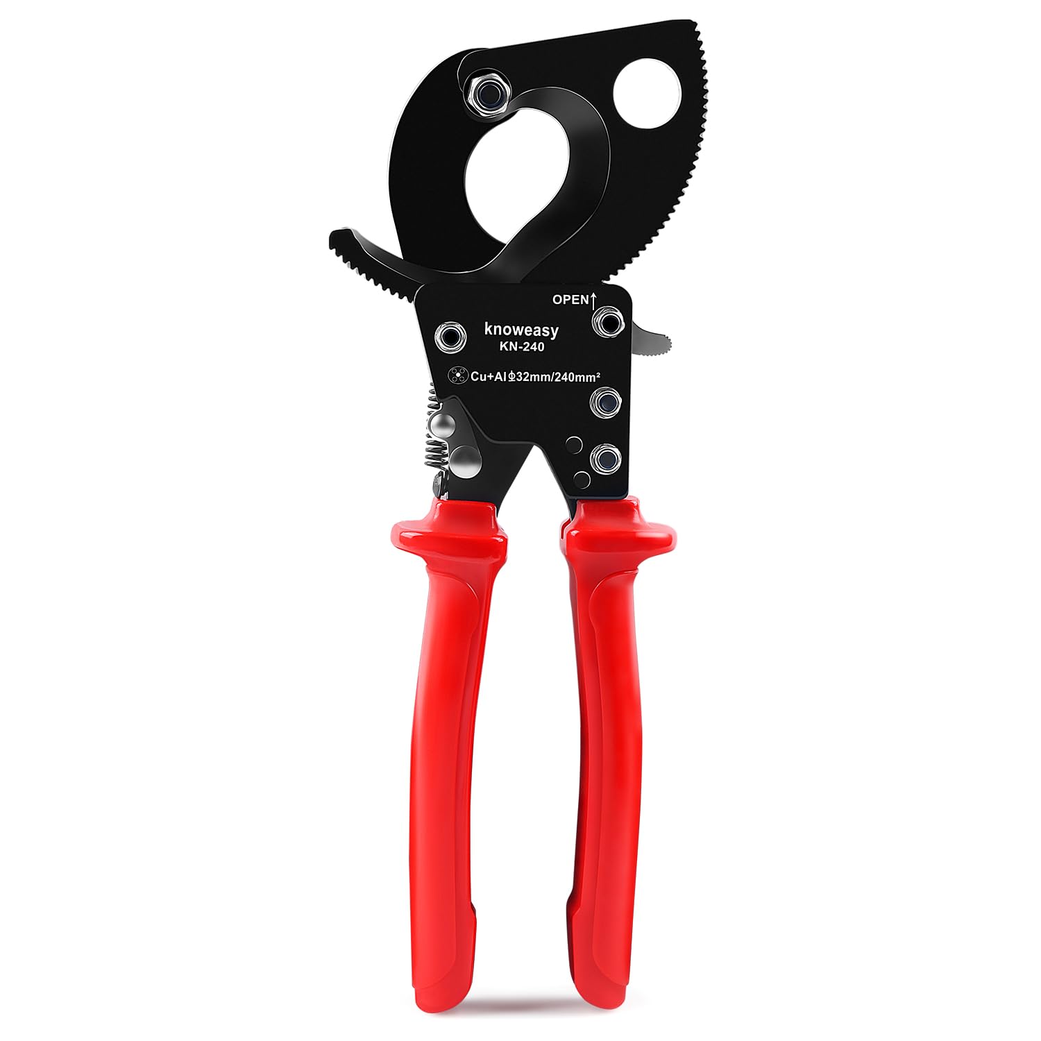 Knoweasy KN-240 Upgraded Cable Cutter and Wire Cutter Works for Aluminum