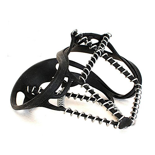 Merssavo Cubierta de Zapato de Primavera al Aire Libre Engrosamiento Ciudad Simple Anti-patinaje Uña Escalada Zapato Clavo Antideslizante Pie Manga de Nieve Garra