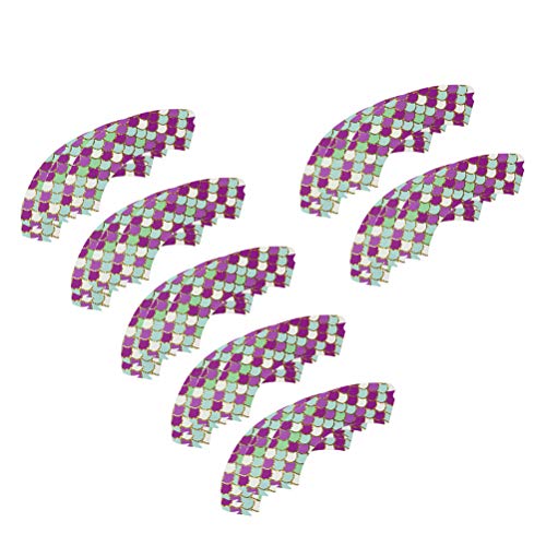 24 PCS Estampagem de ouro Cupcake Wrapper Requintado Sereia Bolo Wrapper Decoração de festa Baking S