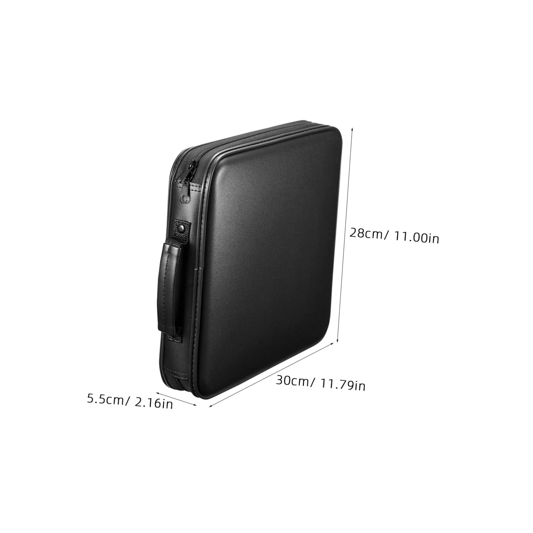 TOPBATHY Custodia Porta CD Capacità di Dischi Resistente Custodia Porta Dvd Maniglia per Auto e Casa