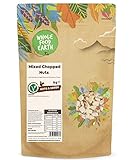 Wholefood Earth Mixed Chopped Nuts 1 kg | GMO Free | Natural | Source of Fibre | Source of Protein