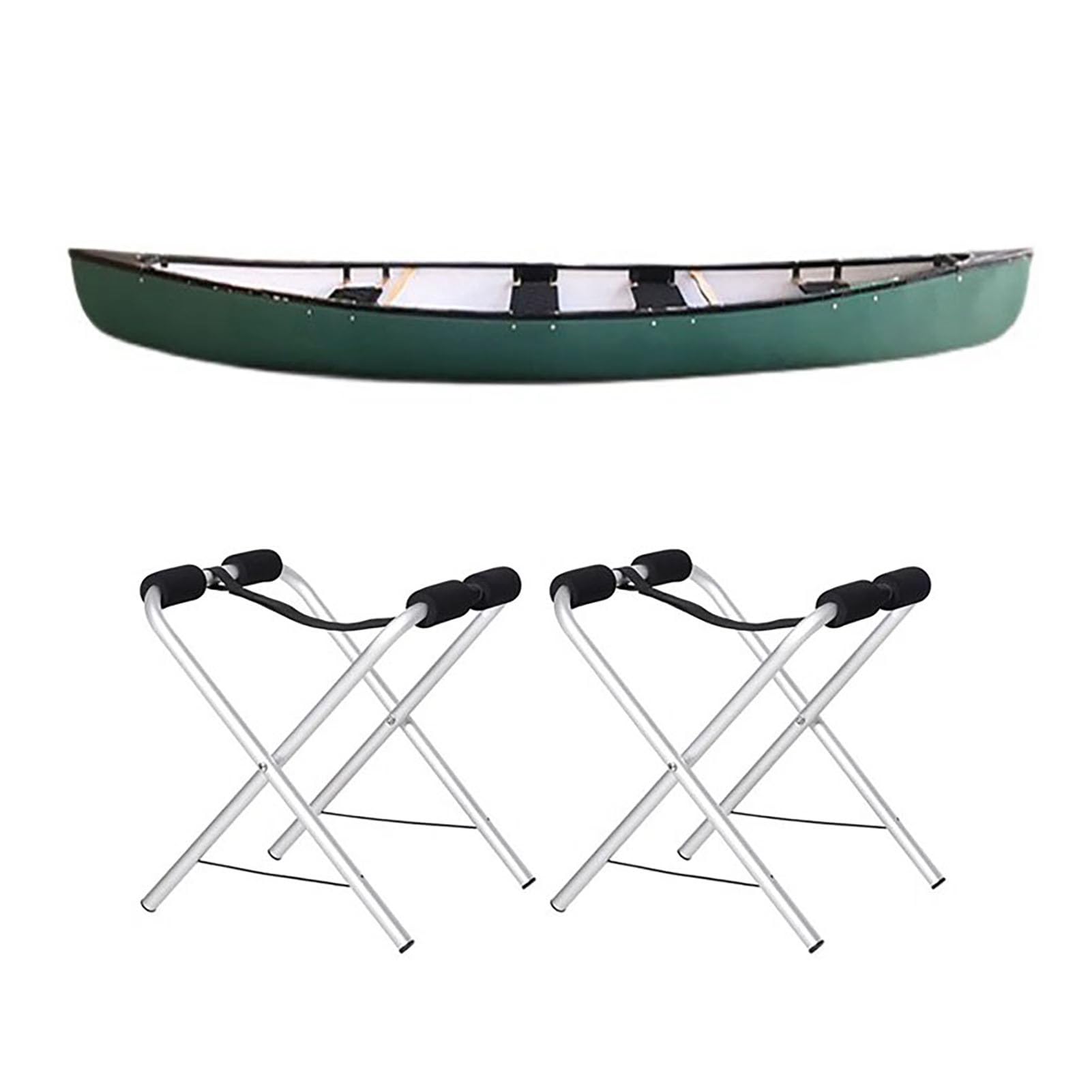 Rangement canoë et surf pour garage - Support de kayak et snowboard portable (x2)