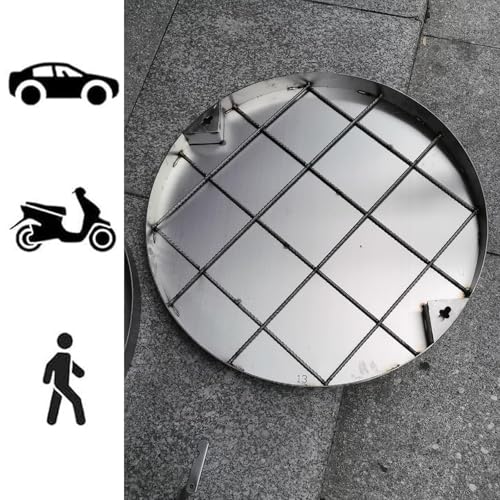 Cubierta de acero para boca de desagüe Inless D50 cm para sumidero exterior 7