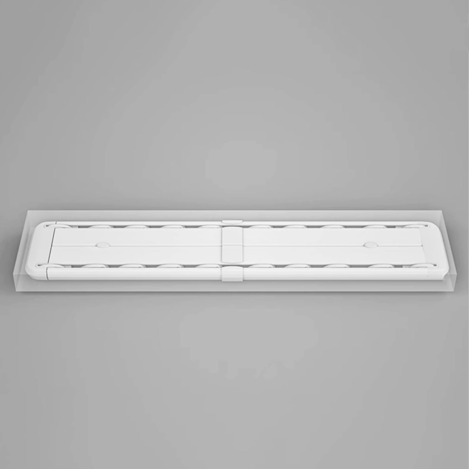 Binario per Tende A Soffitto in Alluminio, Bianco, Set di Binari per Tende, con Binario A 2 Vie, 100-500cm (Size : 2.2M)