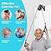 Shoulder Pulley for Physical Therapy & Rehab, Over The Door Pulley System with Metal Bracket, Over Door Exercise Pulley for Injury Rehab Recovery Stretching