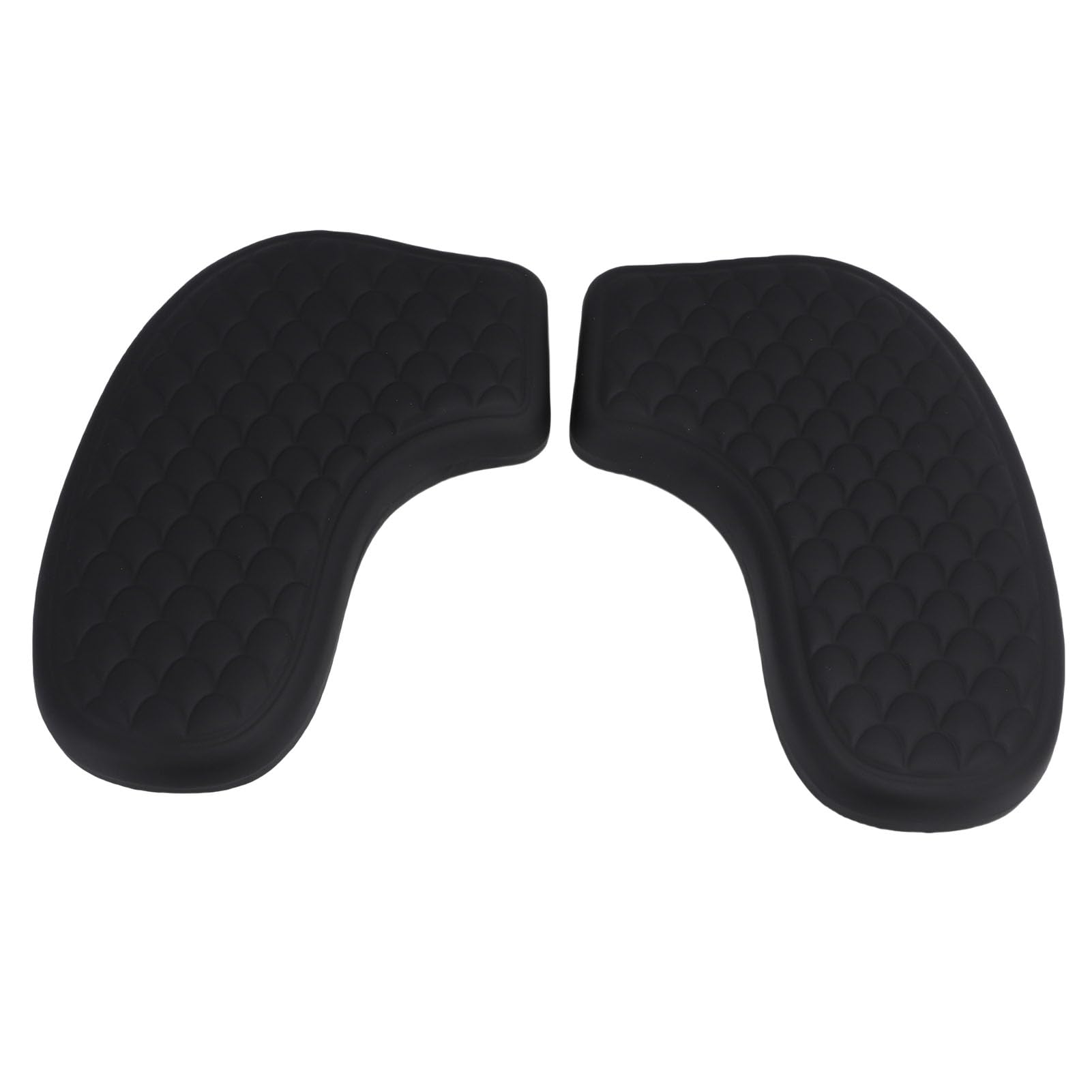 Asixxsix Podłokietnik Nail Tech, Ergonomiczna Poduszka Podłokietnika do Manicure w Kształcie Litery U, Poduszka Pod rękę z Odpinanym Uchwytem na Telefon do Salonu Domowego DIY (BLACK)