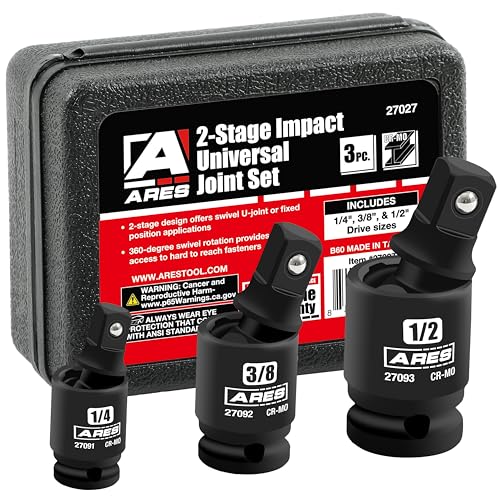 Image of ARES 27027 3-Piece 2-Stage Impact Universal Joint Set
