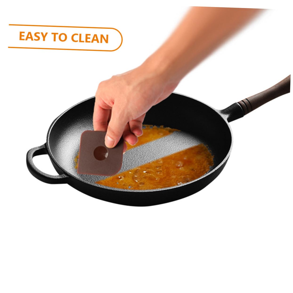 Garneck 5pcs Plastic Dish Scraper Pan Squeegee Baking Pastry Scraper Kitchen Cleaning Tool