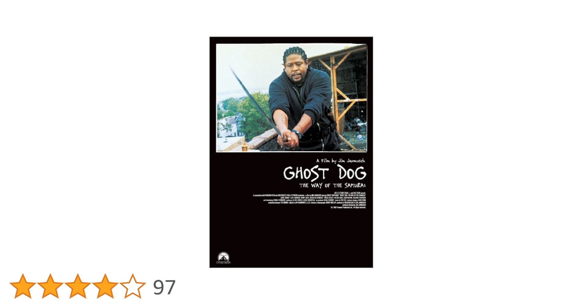 Amazon.co.jp: ゴースト・ドッグ [DVD] : フォレスト