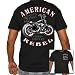 Biker Life USA Men's American Rebel Biker T-Shirt