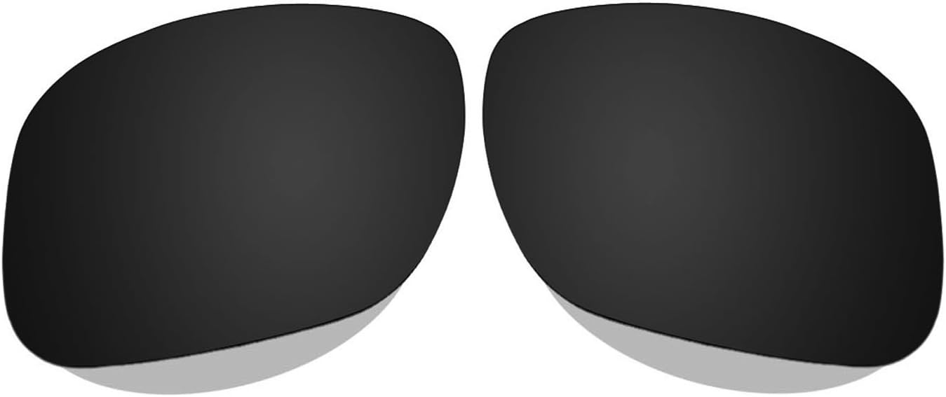 Black Polarized Replacement Lenses Compatible with Oakley Holbrook Sunglasses