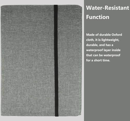 Capa fólio compatível com Rocketbook Everlast Fusion, organizador de caderno de tamanho A5, suporte
