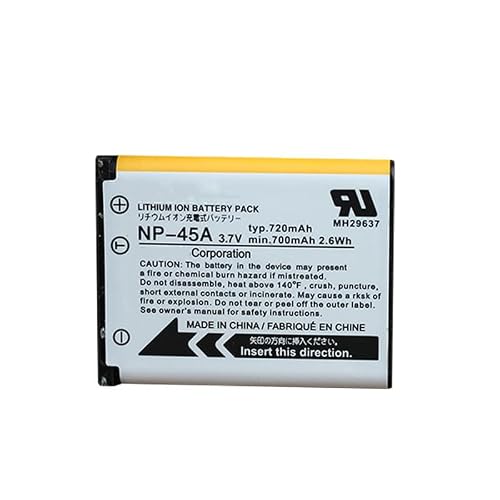 �Ή� NP-45A �݊��J���� �o�b�e���[ JX505 JZ305 JV155 mini90 �J���� �o�b�e���[ 2.6Wh/720mAh 914X-12 [���s�A���i]
