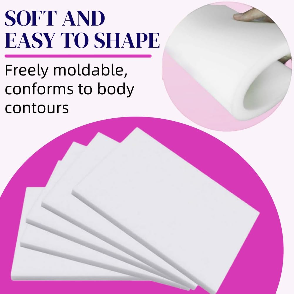 Imbottitura in schiuma per post-liposuzione,Cuscinetti in Schiuma Lipo,5pcs Lipo Foam Pads Tuta di Compressione in Schiuma,Schiuma Lipo Confezione,Confezione Schiuma Lipo