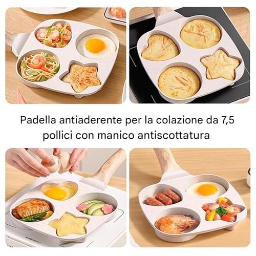 Casserole pour omelette 4 tasses ustensile antiadhésif de cuisson - 4