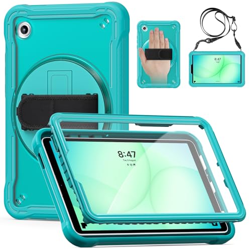 Funda Samsung Tab A11 8.7 pulgadas anticaídas con asa de mano y protección de pantalla completa
