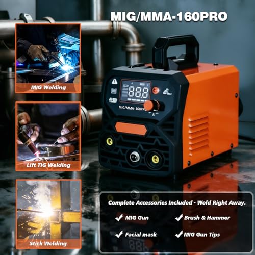 Dual Voltage 4-in-1 MIG/MMA Welder