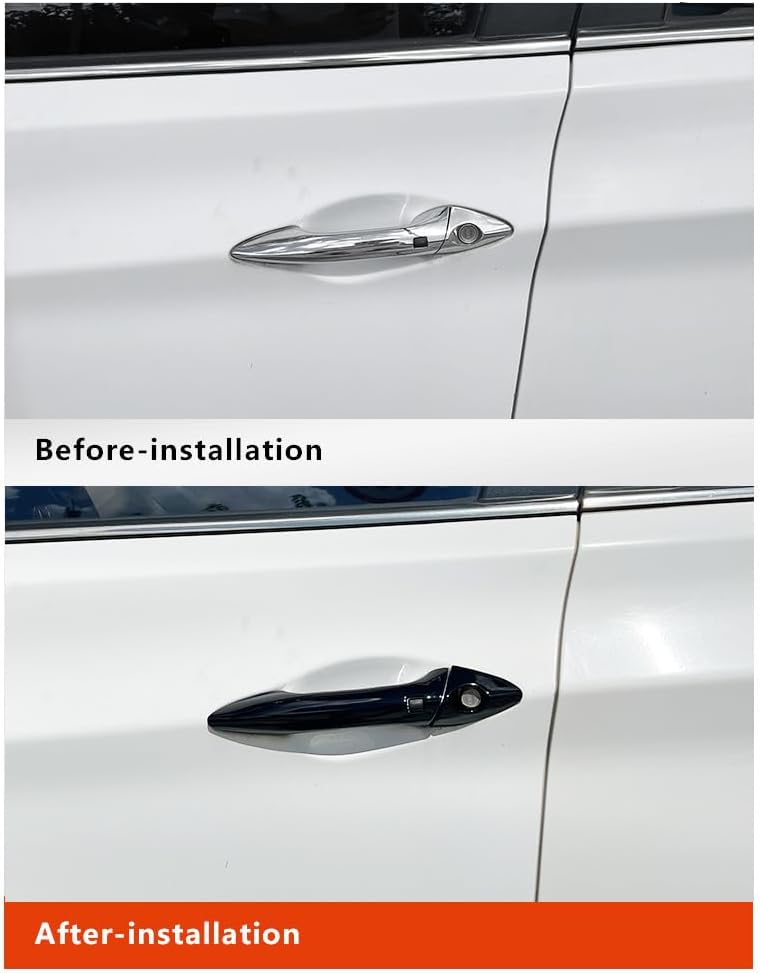 YINGTUU for Hyundai Elantra 2012 2013 2014 2015 2016 Accessories Stickers Door Handle Cover Decals with Smart Keyhole