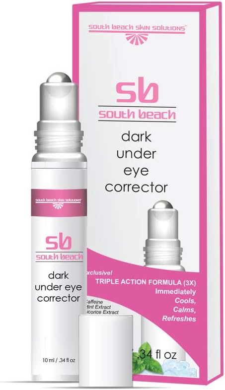 South Beach Under Eye Corrector Cream – Gentle Salon-Strength Formula for Tired Eyes, Puffiness, Dark Circles & Dryness – Natural, Non-Irritating