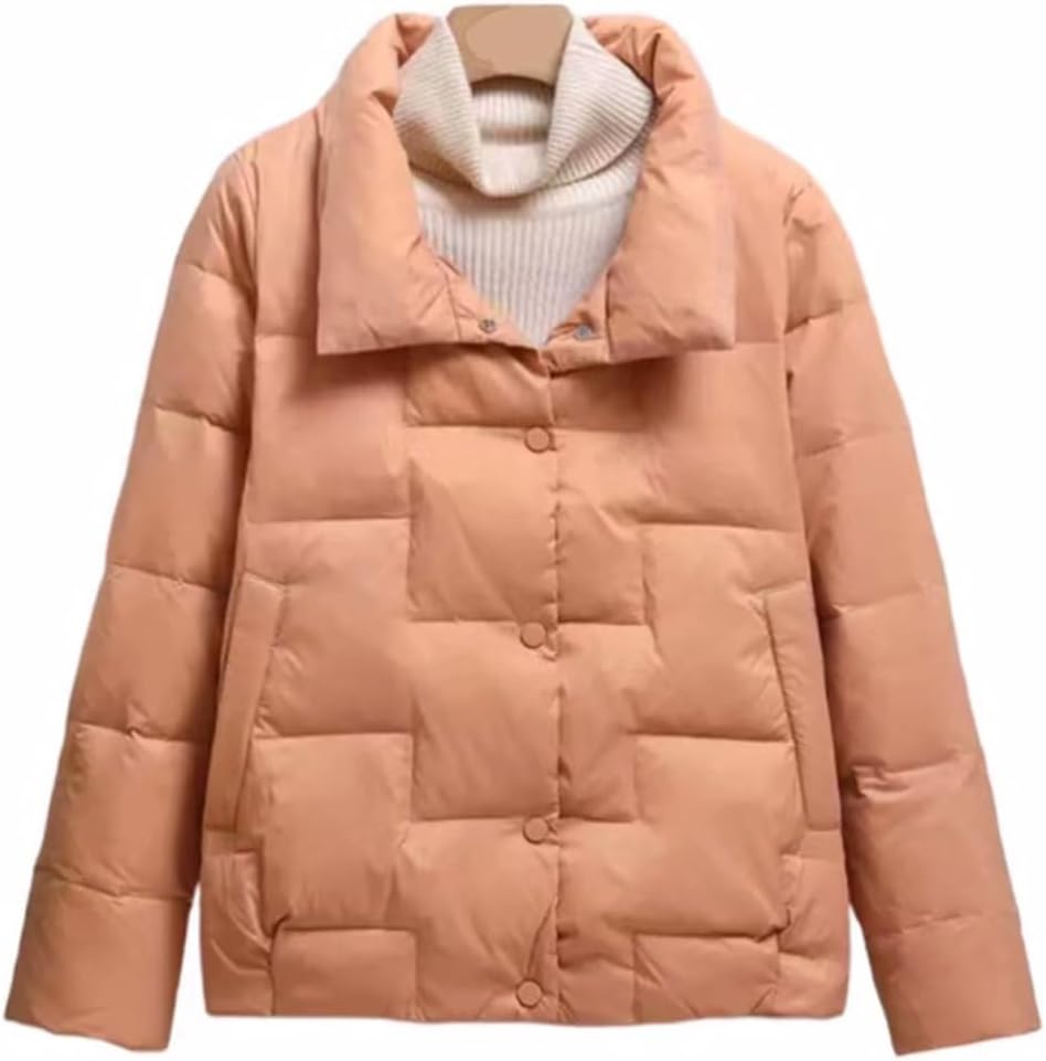 LXYDJPW] 女性用の軽量ダウンジャケット、短くて厚みのある2023年
